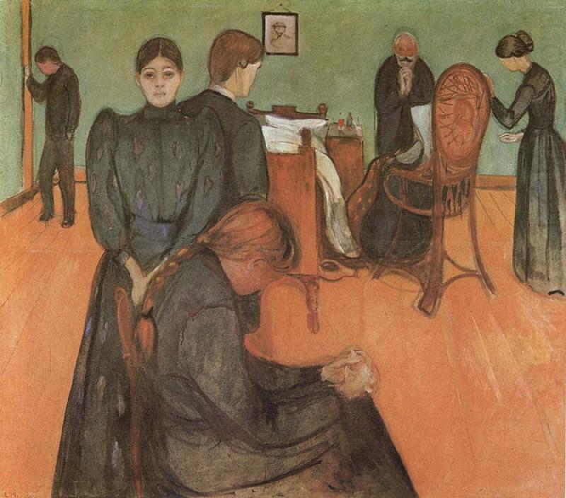 The Death in the sickroom, Edvard Munch